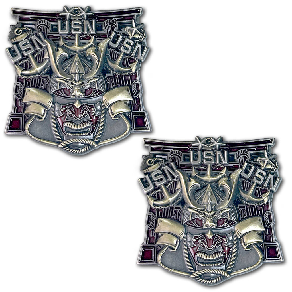 貴重、入手困難、在日米海軍FRCWP司令の指揮官コイン、非売品 US Navy Chief Petty Officer Westpac Challenge Coin