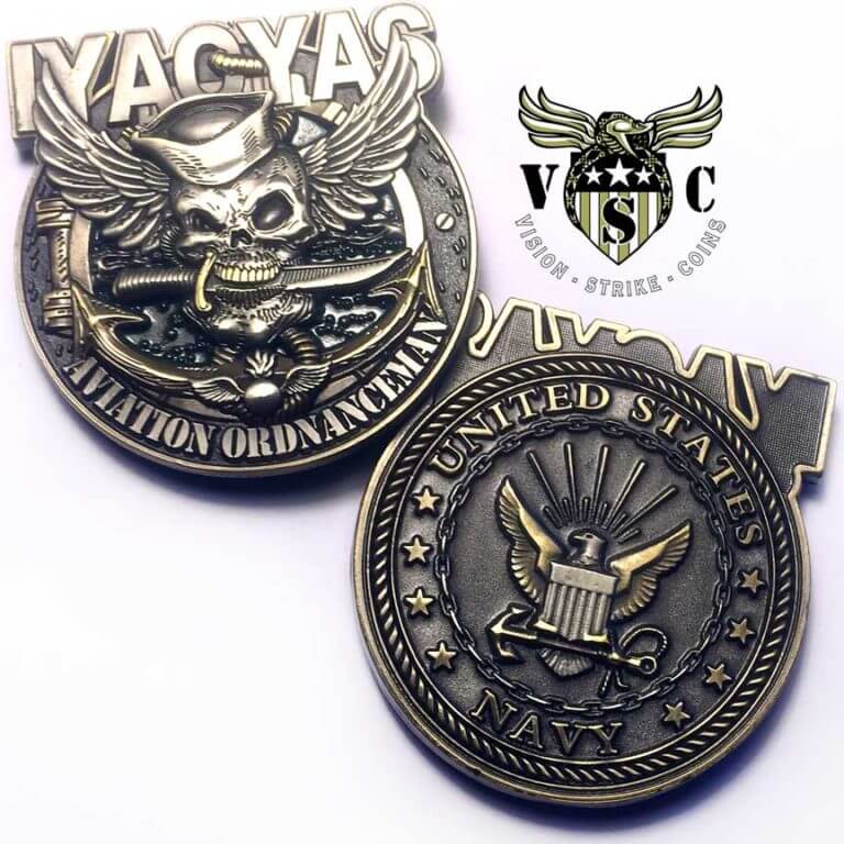 US Navy Boatswain's Mate Rate Challenge Coin