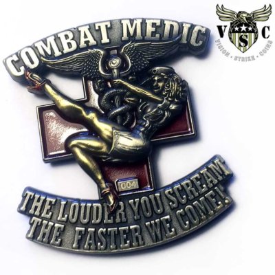Combat Medic 68 Whiskey MOS US Army Coin