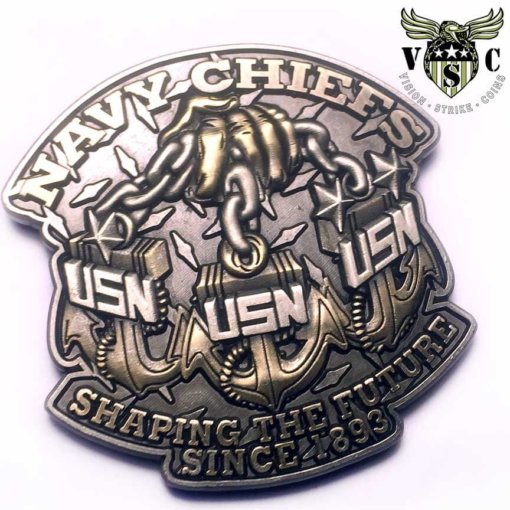 US Navy Chiefs Shaping The Future Challenge Coin
