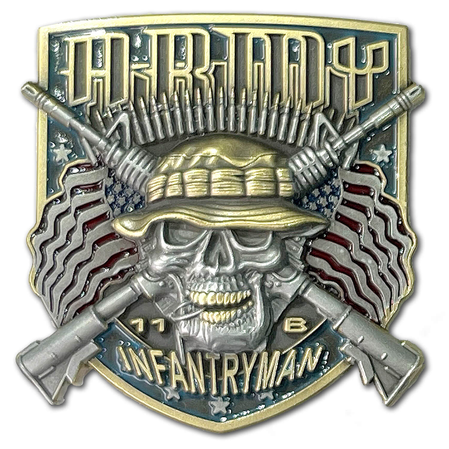Infantryman 11 Bravo MOS US Army Collectible Challenge Coin
