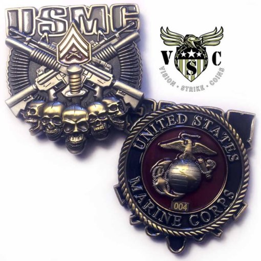Corporal USMC Rank Military Challenge Coin