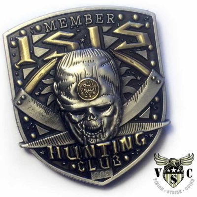 ISIS Hunting Club Member Challenge Coin