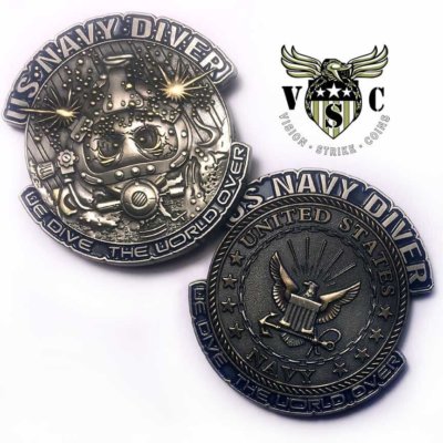 US Navy Diver Rate Challenge Coin