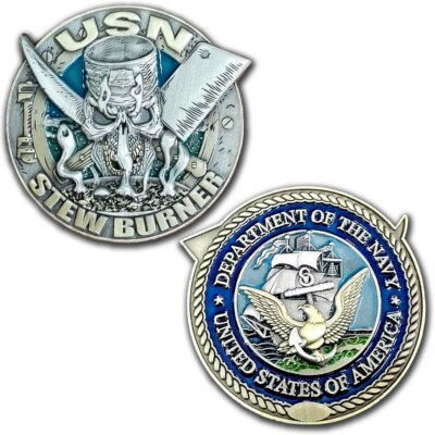 US Navy Culinary Specialist CS Rate Veteran Collectible Challenge Coin