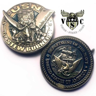 US Navy Culinary Specialist Challenge Coin