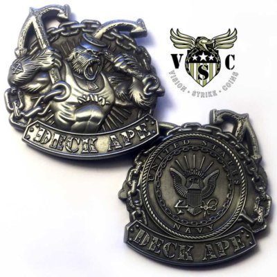 US Navy Boatswain's Mate Rate Challenge Coin