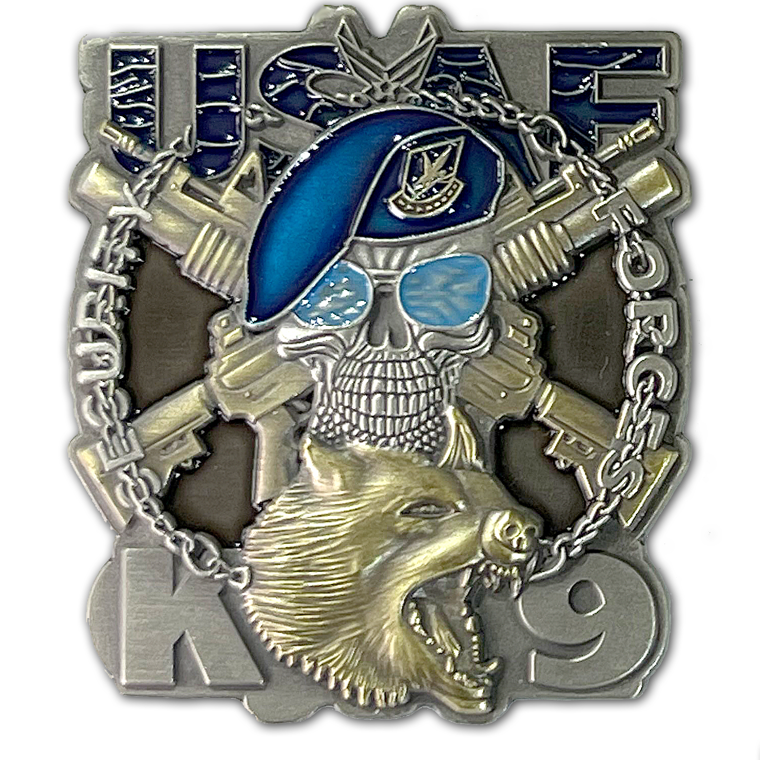 USAF Security Forces K9 Air Force Veteran Collectible Military Challenge Coin