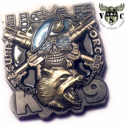 USAF K9 Security Forces Coin
