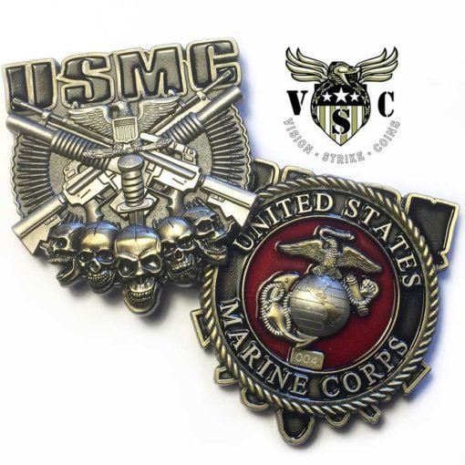 Colonel USMC Rank Military Challenge Coin