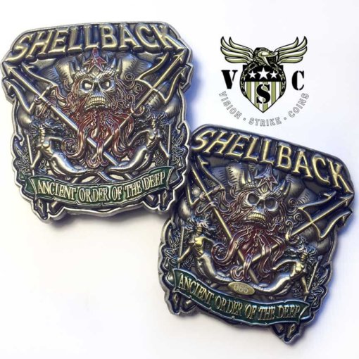 US Navy Shellback Challenge Coin