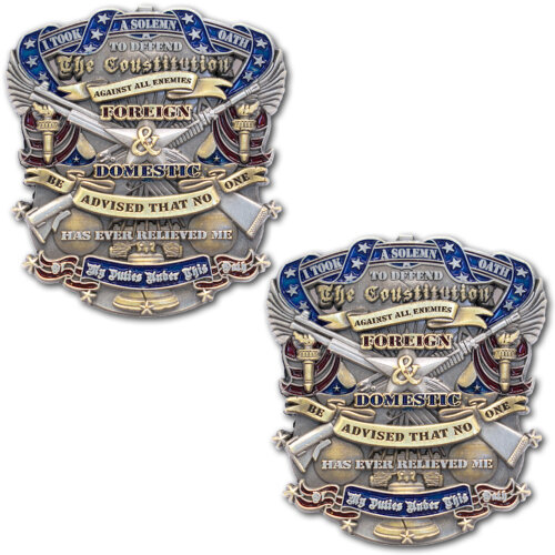 US Constitution Oath Challenge Coin