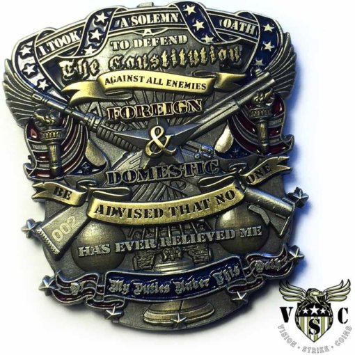 US Constitution Oath Challenge Coin