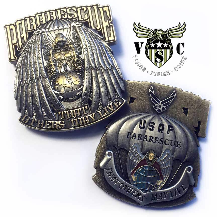 Pararescue Air Force Challenge Coin