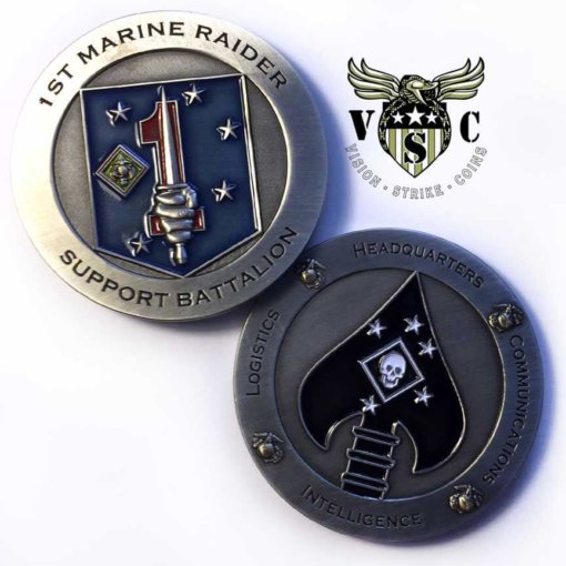 1st Marine Raider Support Battalion Coin