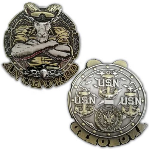 Navy Chief Surface Warfare Challenge Coin
