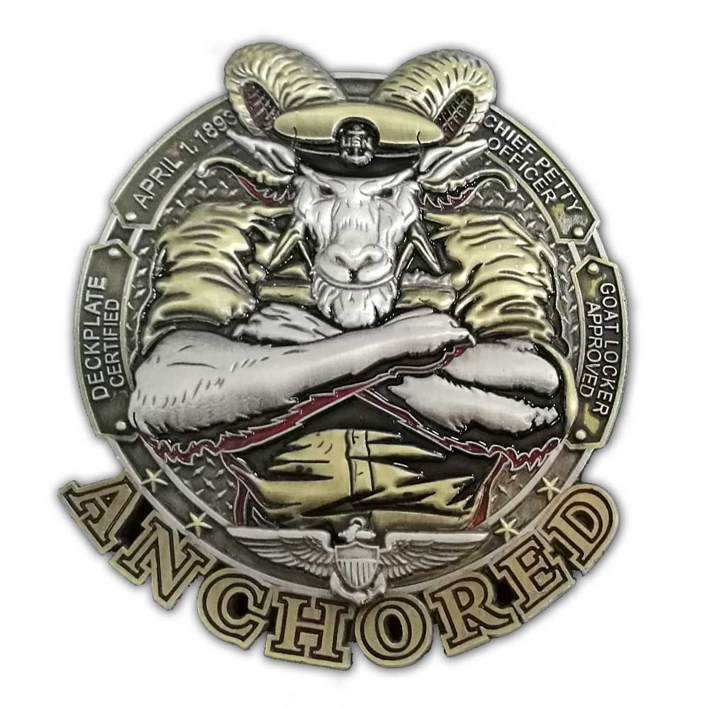 Navy Chief Air Warfare US Navy Veteran Collectible Challenge Coin