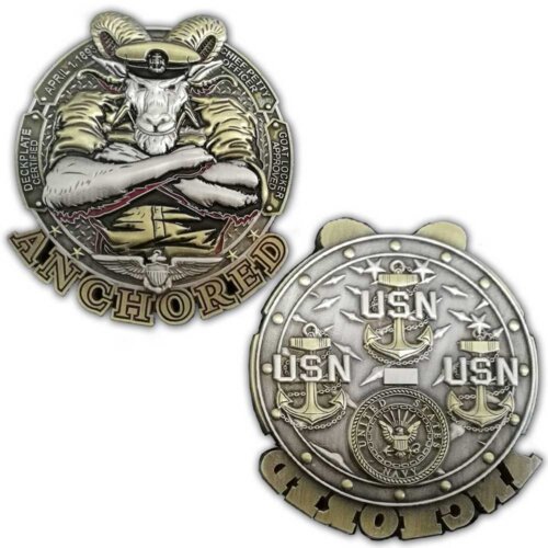 Navy Chief Air Warfare Challenge Coin