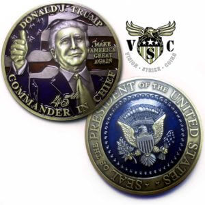 Donald J Trump Commander In Chief Coin