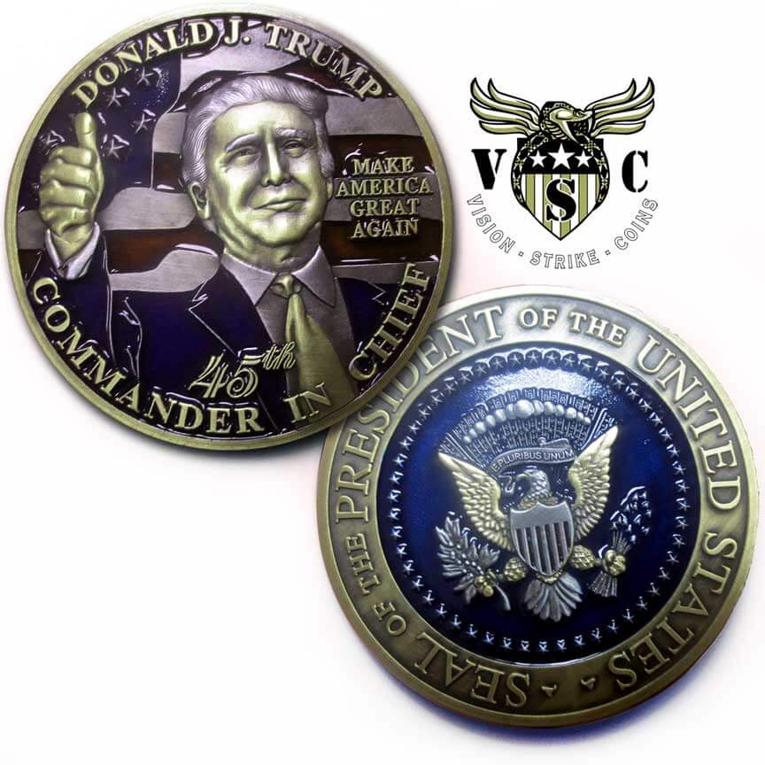 Donald Trump President Challenge Coin