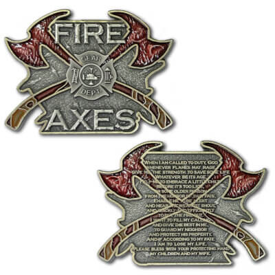 Firefighter Prayer Coin