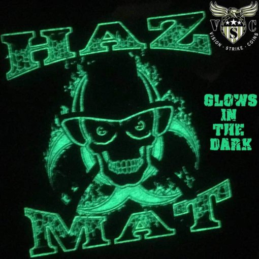 Hazmat-Firefighter-Coin Glow in Dark