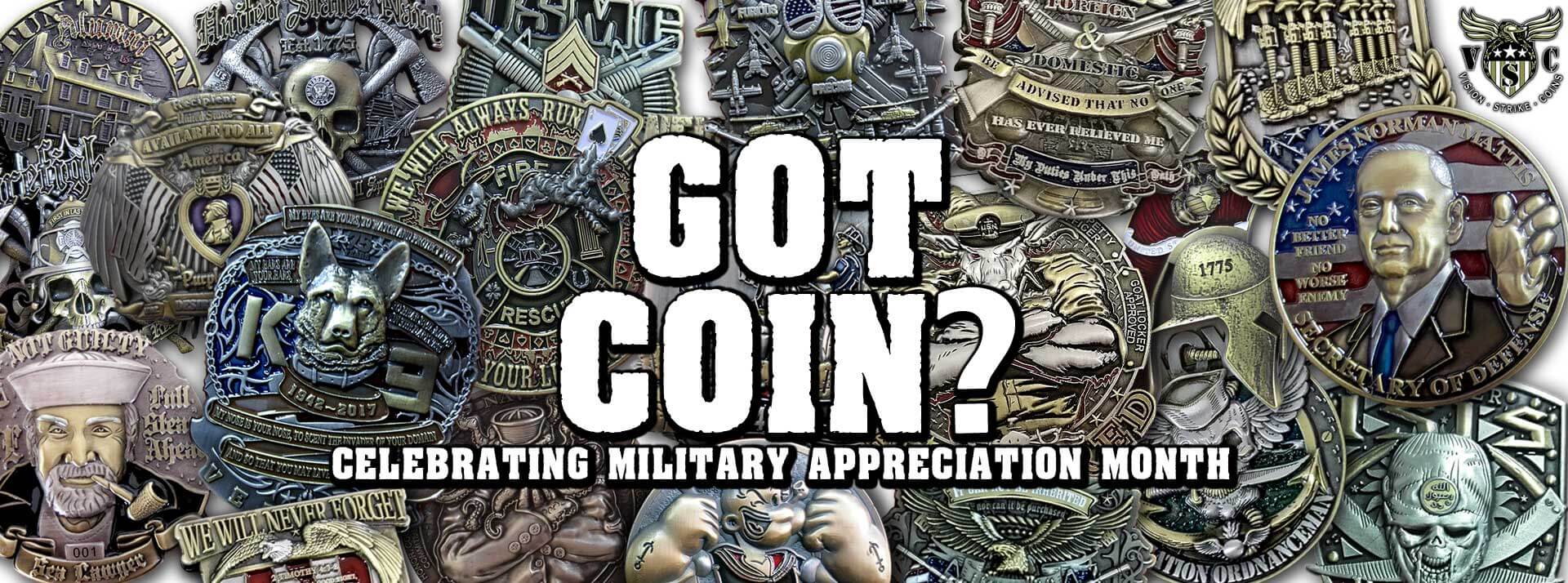 Vision Strike Coins Opens Its Doors to Military Challenge Coins