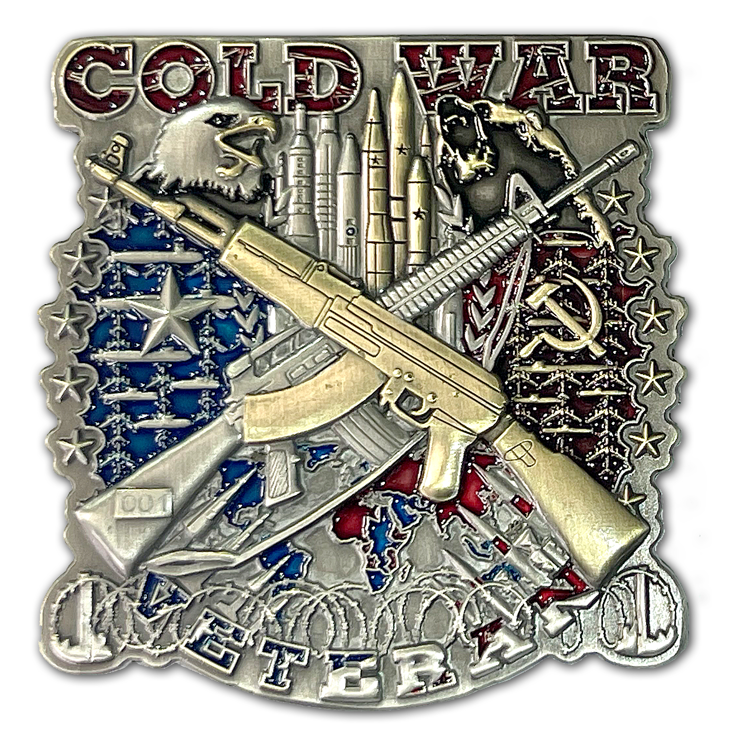 Cold War Veteran Military Challenge Coin - Image 3