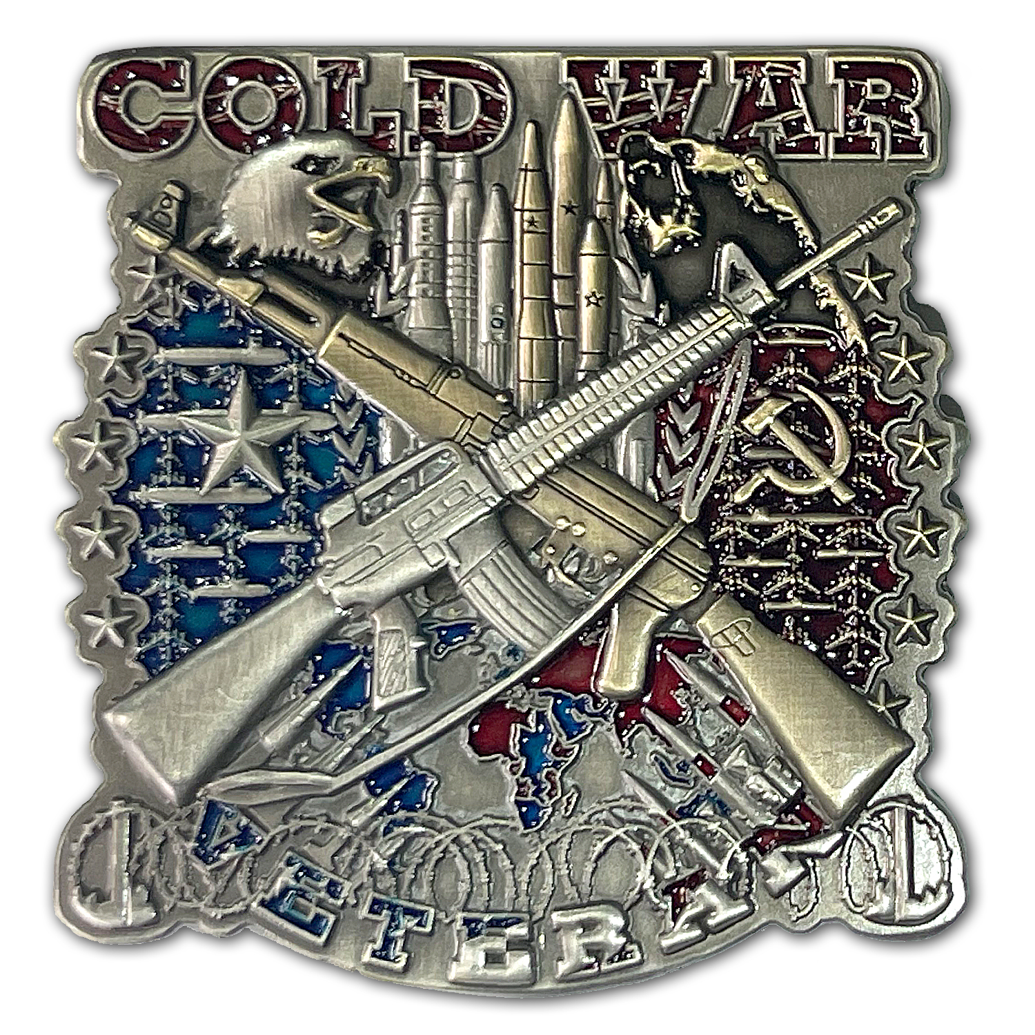 Cold War Veteran Military Challenge Coin Front