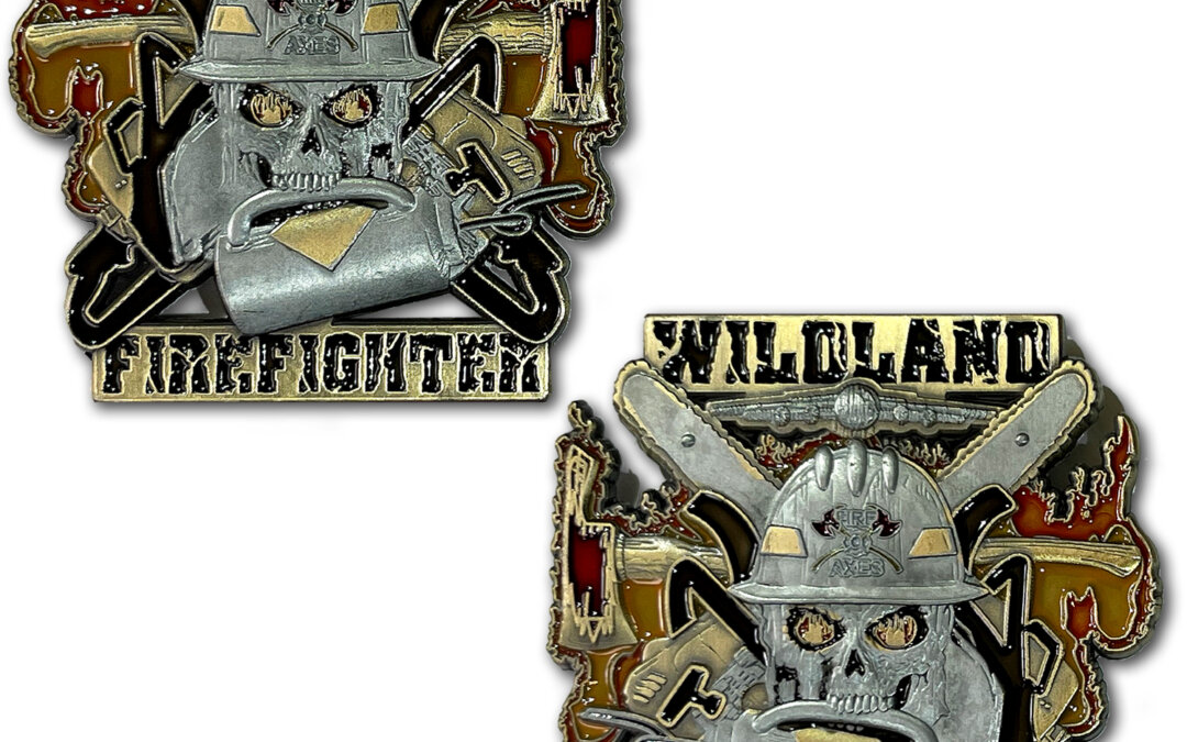 Drip Torch Wildland Magnum Firefighter Coin