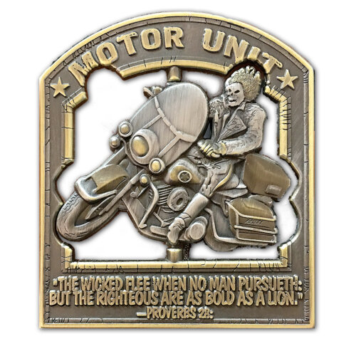 Motor Unit Ghostrider Police Challenge Coin