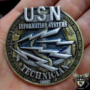 Information Systems Technician IT Rate Challenge Coin