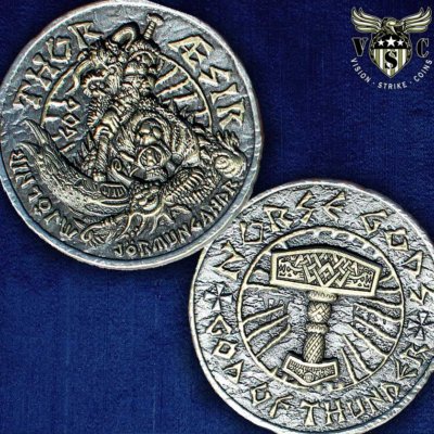 Thor Viking Norse God Challenge Coin
