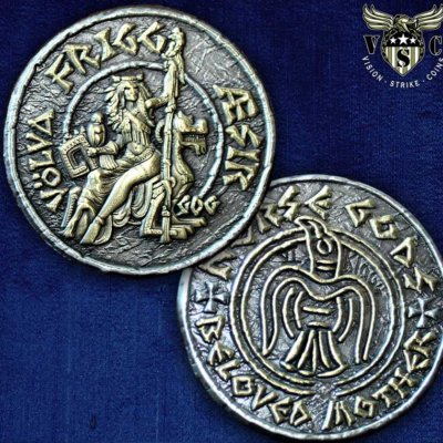 Frigg Viking Norse God Challenge Coin