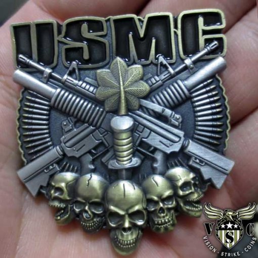 Major USMC Rank Challenge Military Coin