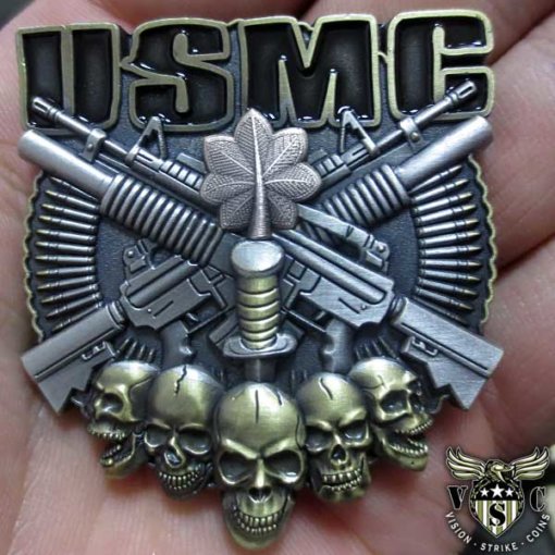 Lieutenant Colonel USMC Rank Military Challenge Coin