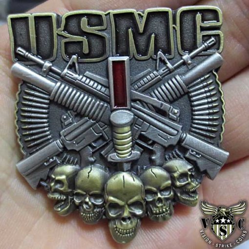 Chief Warrant Officer 5 USMC Rank Military Challenge Coin