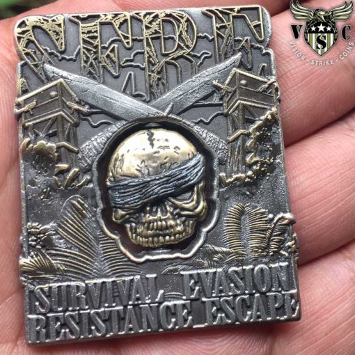 SERE Survival Evasion Resistance Escape Magnum Challenge Coin