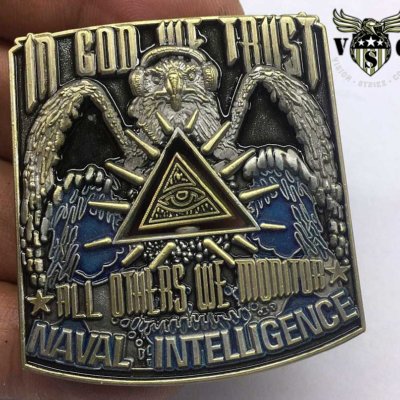 Naval Intelligence Magnum Challenge Coin