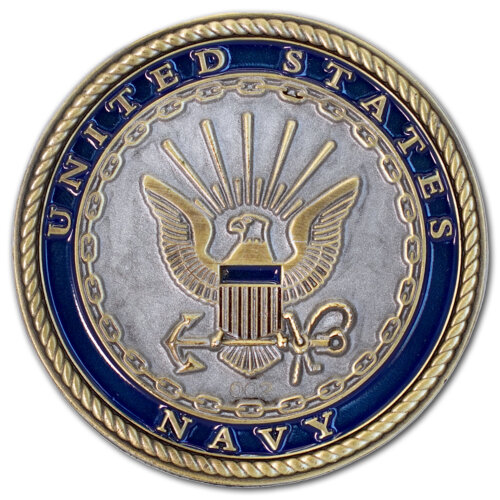 US Navy Squid Vintage Challenge Coin