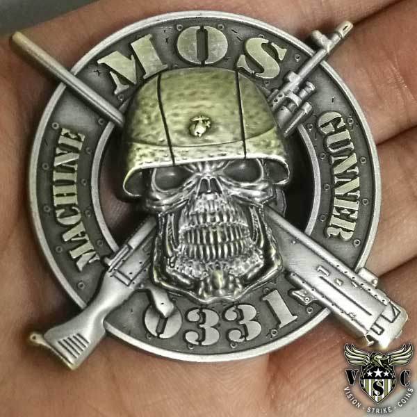US Army 42C Army Bands MOS Challenge Coin - US Army Adjutant General MOS  Challenge Coins 