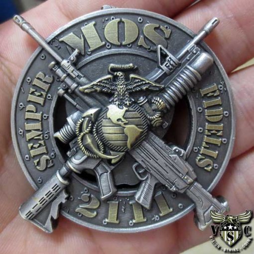 Small Arms Repairer 2111 MOS Marine Corps Challenge Coin