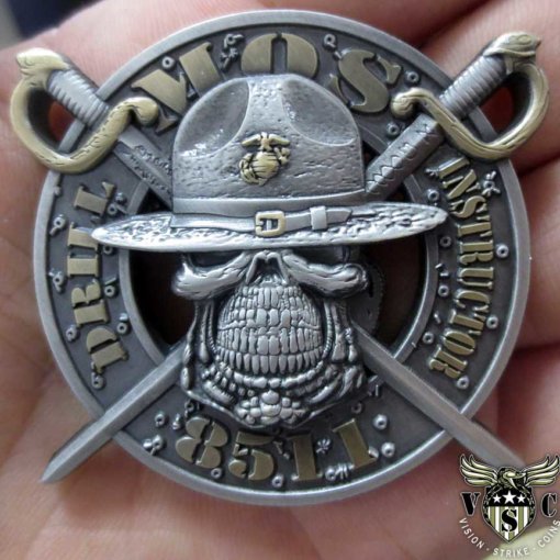 Drill Instructor 8511 MOS USMC Challenge Coin