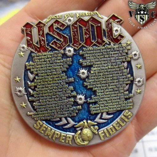USMC World Tour Marine Corps Challenge Coin