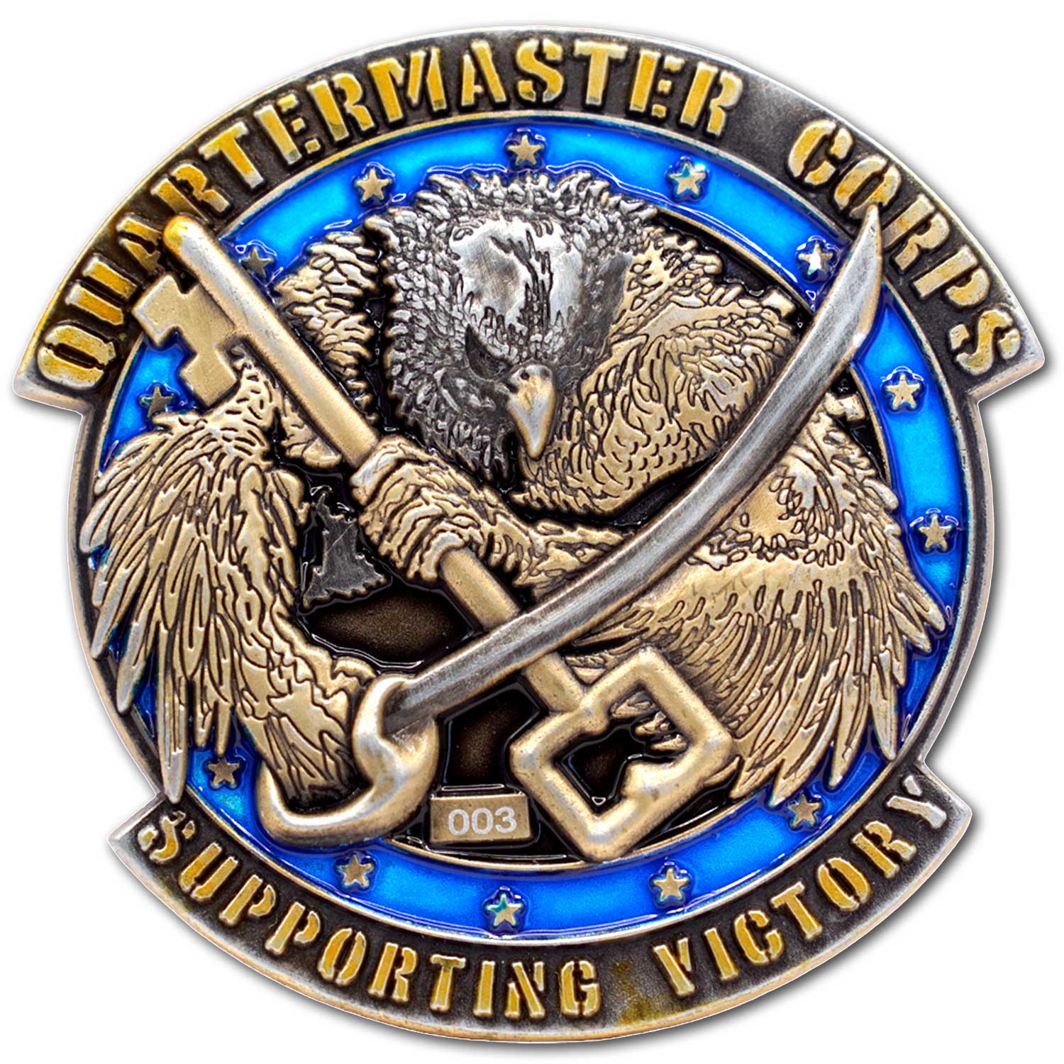 Army Quartermaster Corps Veteran Military Collectible Challenge Coin