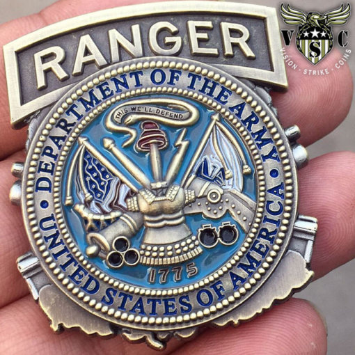 Army 75th Ranger Regiment Challenge Coin