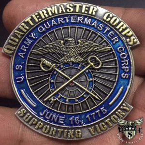 Army Quartermaster Branch Challenge Coin