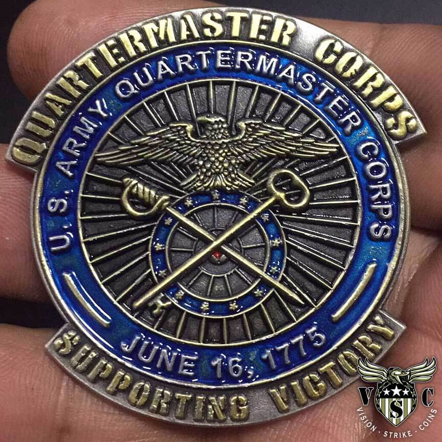 US Army Quartermaster Branch Military Challenge Coin