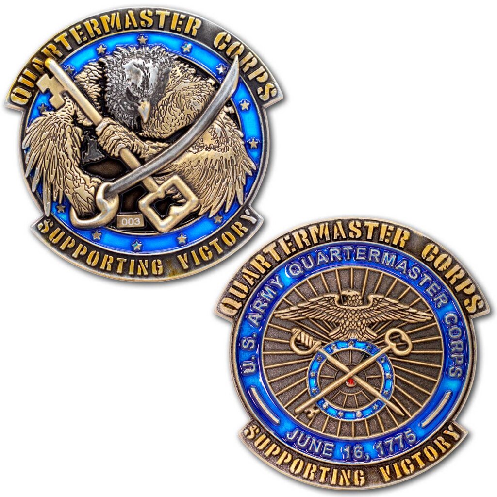 US Army Quartermaster Branch Military Challenge Coin
