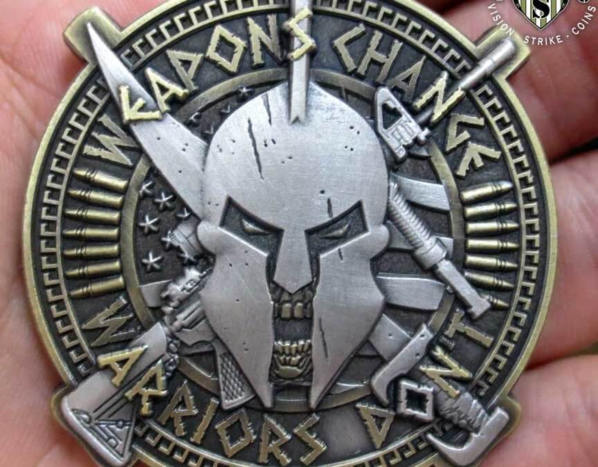 Weapons Change Warriors Don't Challenge Coin